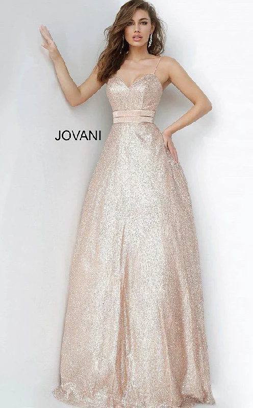 Jovani 4660 Long Formal Glitter Prom Gown