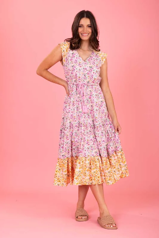 Brady Midi Dress Floral