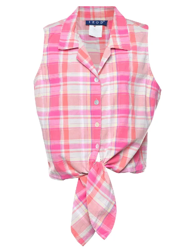 Izod Checked Shirt - L