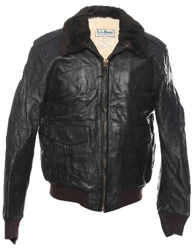 L.L. Bean Leather Jacket - L