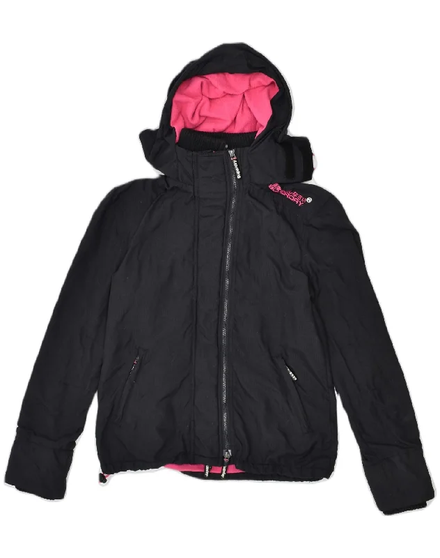 Womens Hooded Rain Jacket UK 10 Small