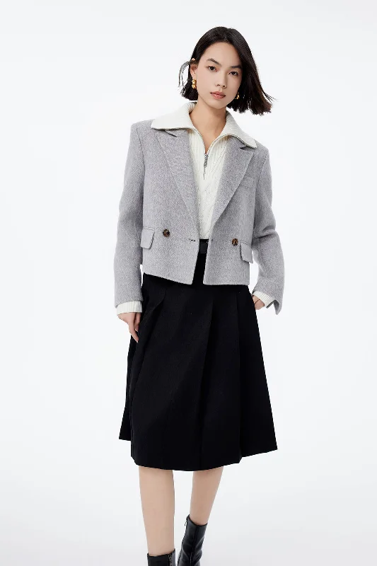 LILY Woolen Short Overcoat