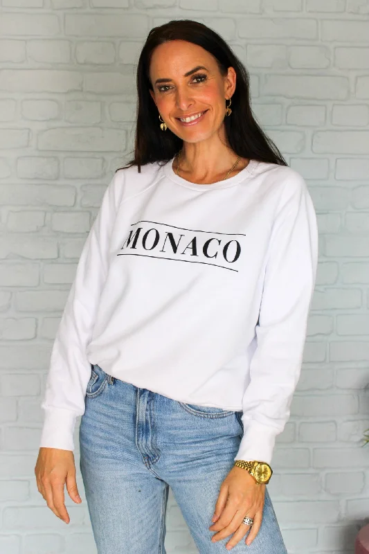 Lynette Sweater White Monaco Black