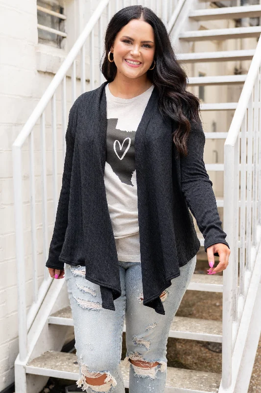 Classy Miss Cardigan, Black