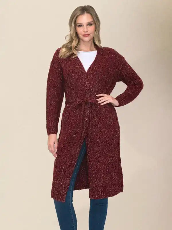 Women’s Casual long Knitted Sweater Cardigan