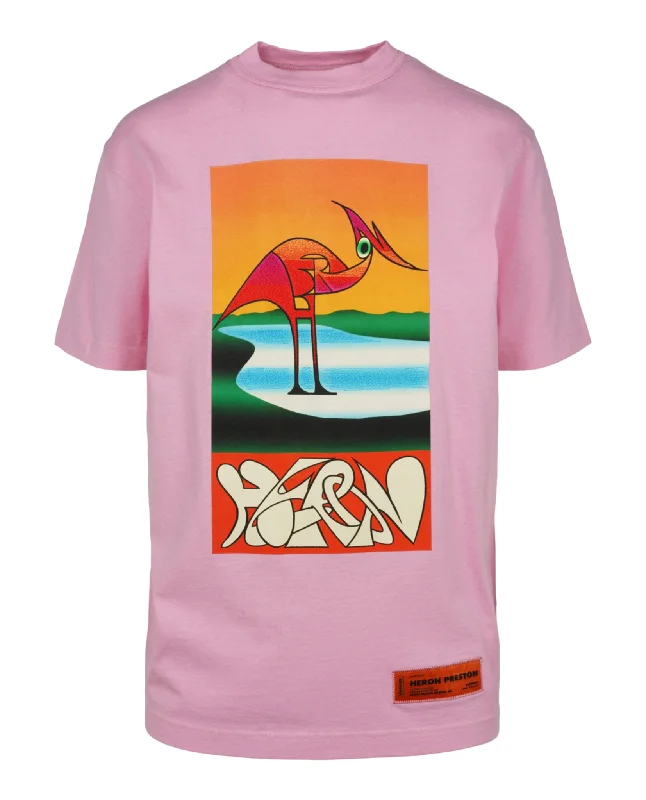 Heron Preston Womens Heron Abstract T-Shirt