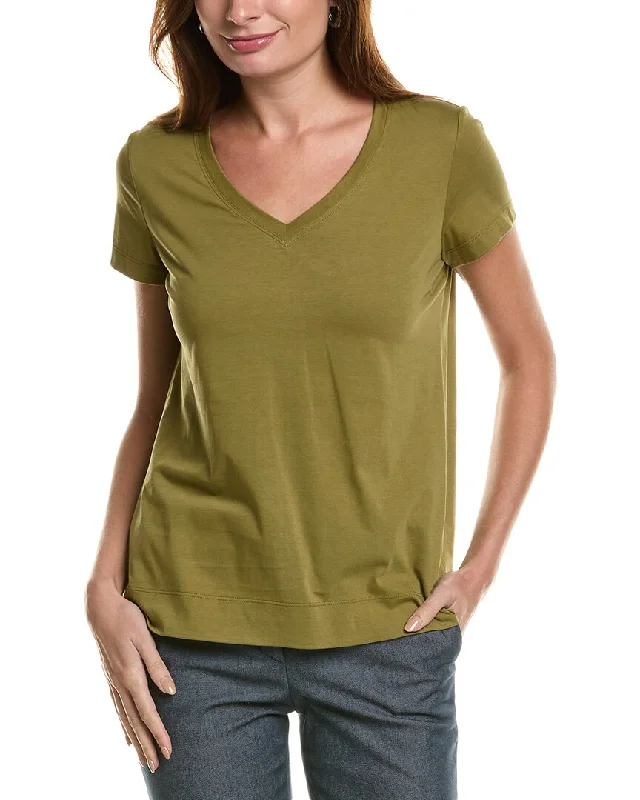 Lafayette 148 New York The Modern V-Neck T-Shirt