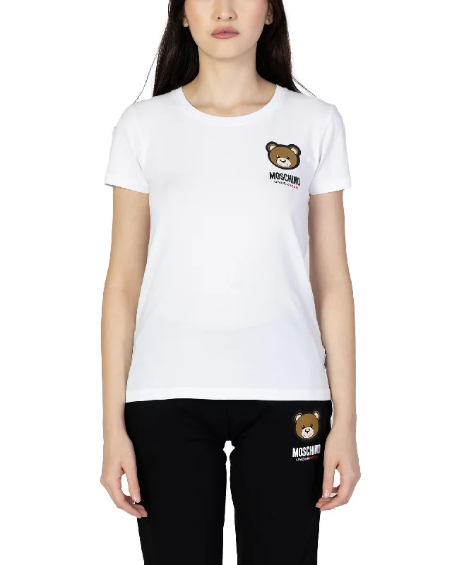 Moschino Underwear  Women's Teddy Bear T-Shirt White