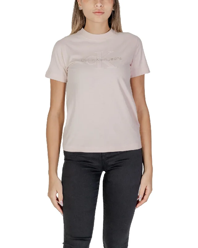 Calvin Klein Jeans  Embroidered Logo T-Shirt for Women