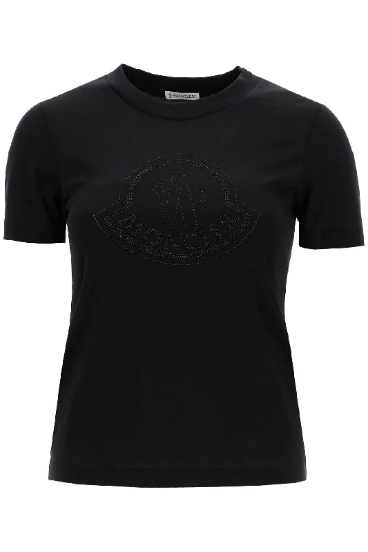 Moncler Women's 'Logo Rhinestone T-Shirt