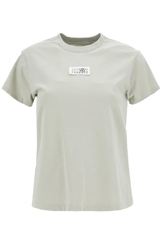 Mm6 Maison Margiela Women's T-Shirt With Logo Label