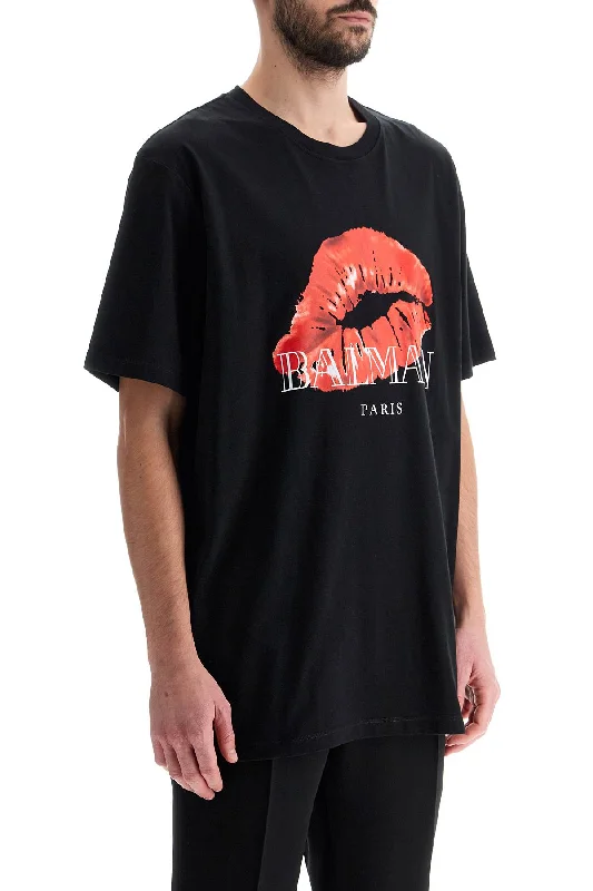 Balmain Kiss Print T-Shirt