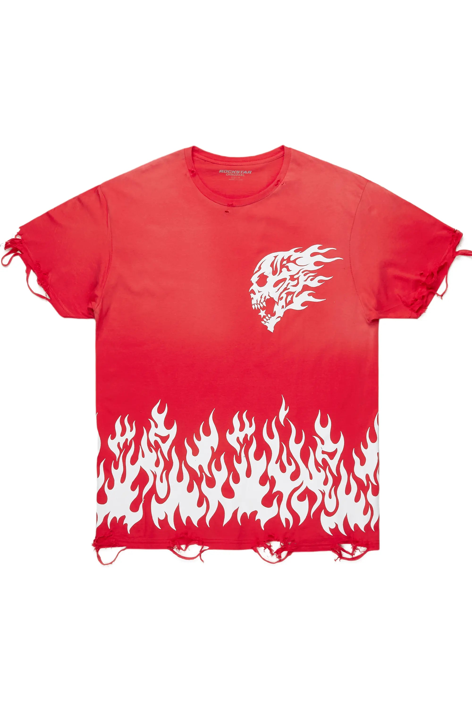 Kyzjaa Red Oversized T-Shirt