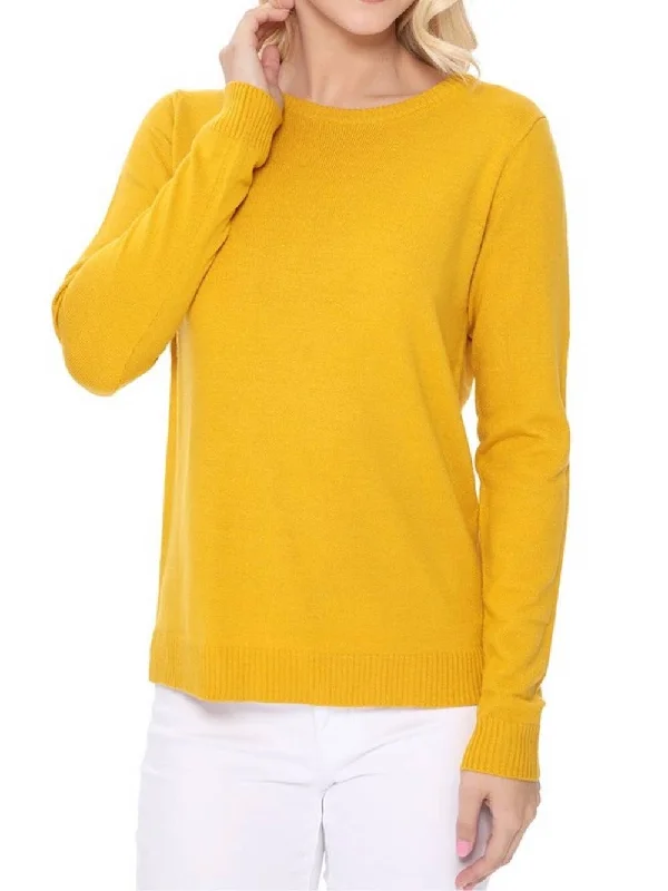 Women's Casual Long Sleeve Crewneck Pullover Sweater MK3399 (S-L)