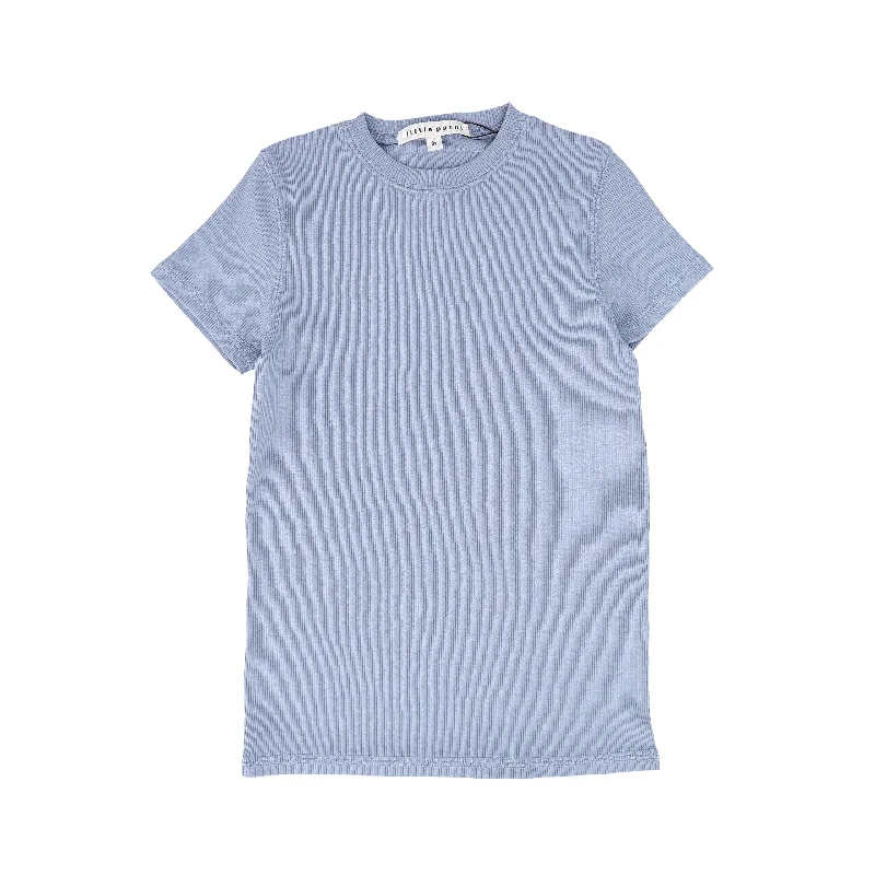 LITTLE PARNI BLUE SS TSHIRT [FINAL SALE]