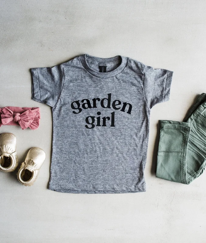 The Garden Girl T-shirt -KIDS- Grey