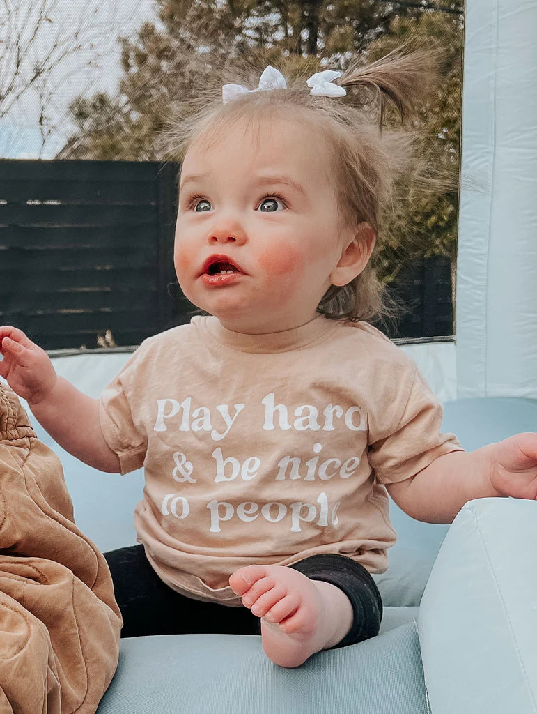 The Play Hard and Be Nice T-Shirt - KIDS